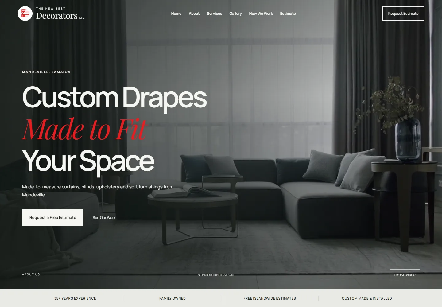 The New Best Decorators homepage, captured October 2026